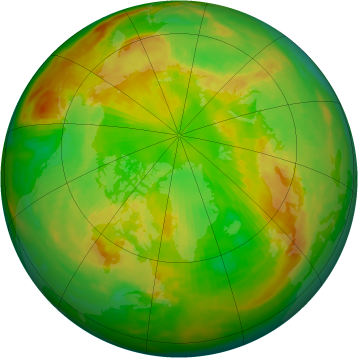 Arctic ozone map for 02 June 1989